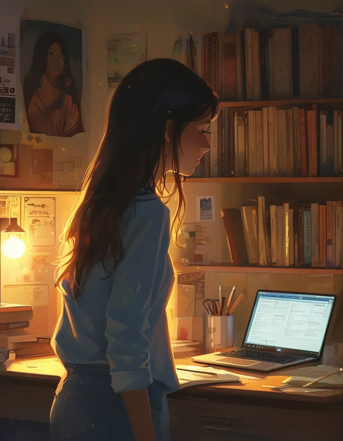 Why a Laptop Wrecks a Tall Student's Neck Faster Than a Phone Does