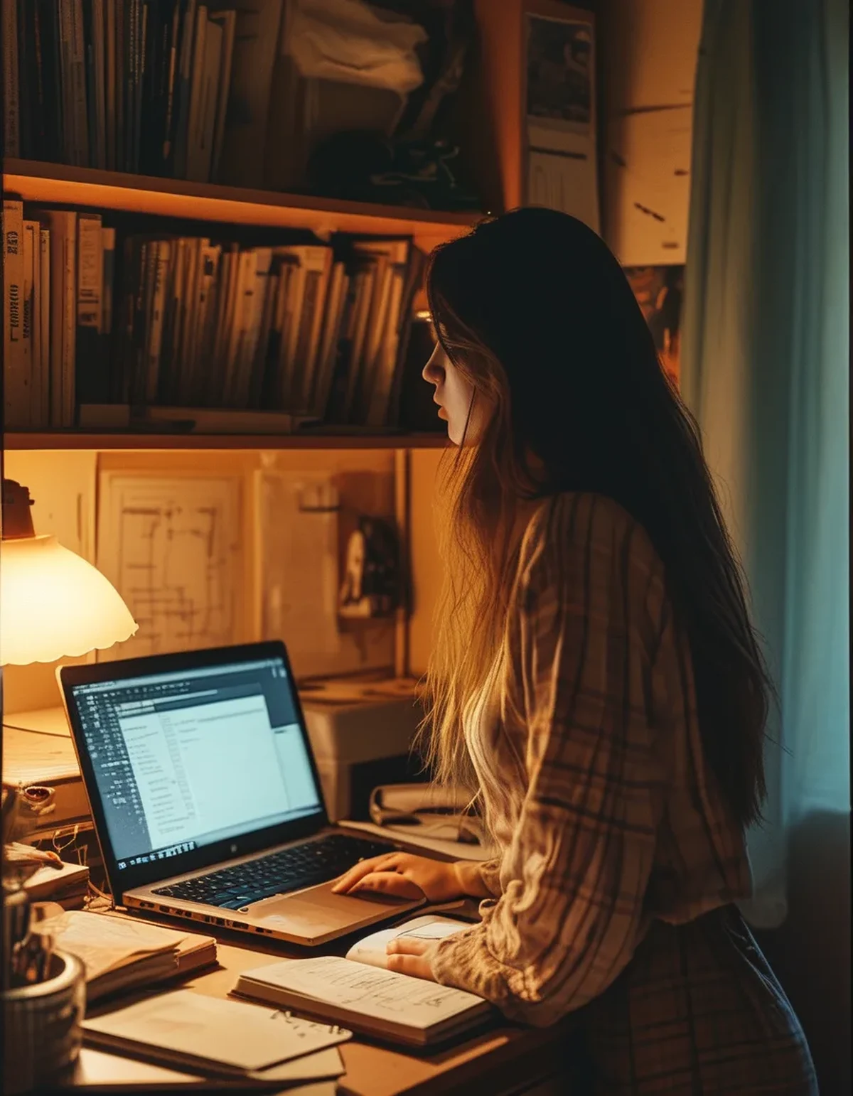 Why a Laptop Wrecks a Tall Student's Neck Faster Than a Phone Does